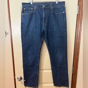 LEVI’S 505 Jeans Dark Wash  Men's Size 38x32 Regular Fit Straight Leg